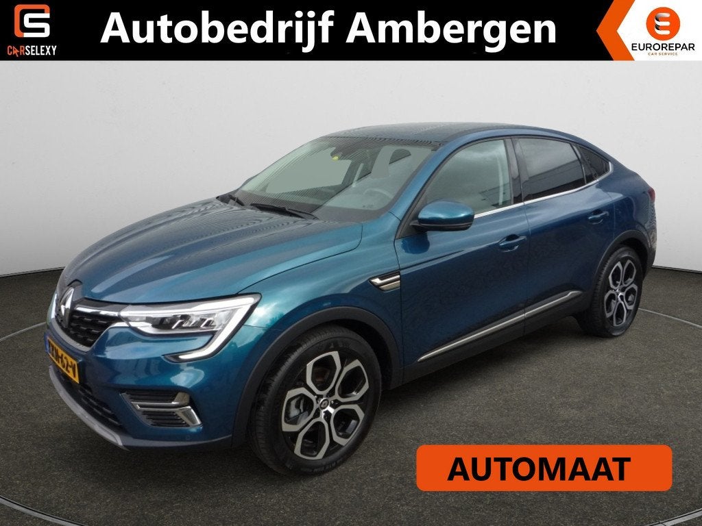 Renault Arkana 1.6 ETech Hybrid (145Pk) Intens Navi Camera C, Gebruikt, 4 cilinders, Blauw, 760 kg