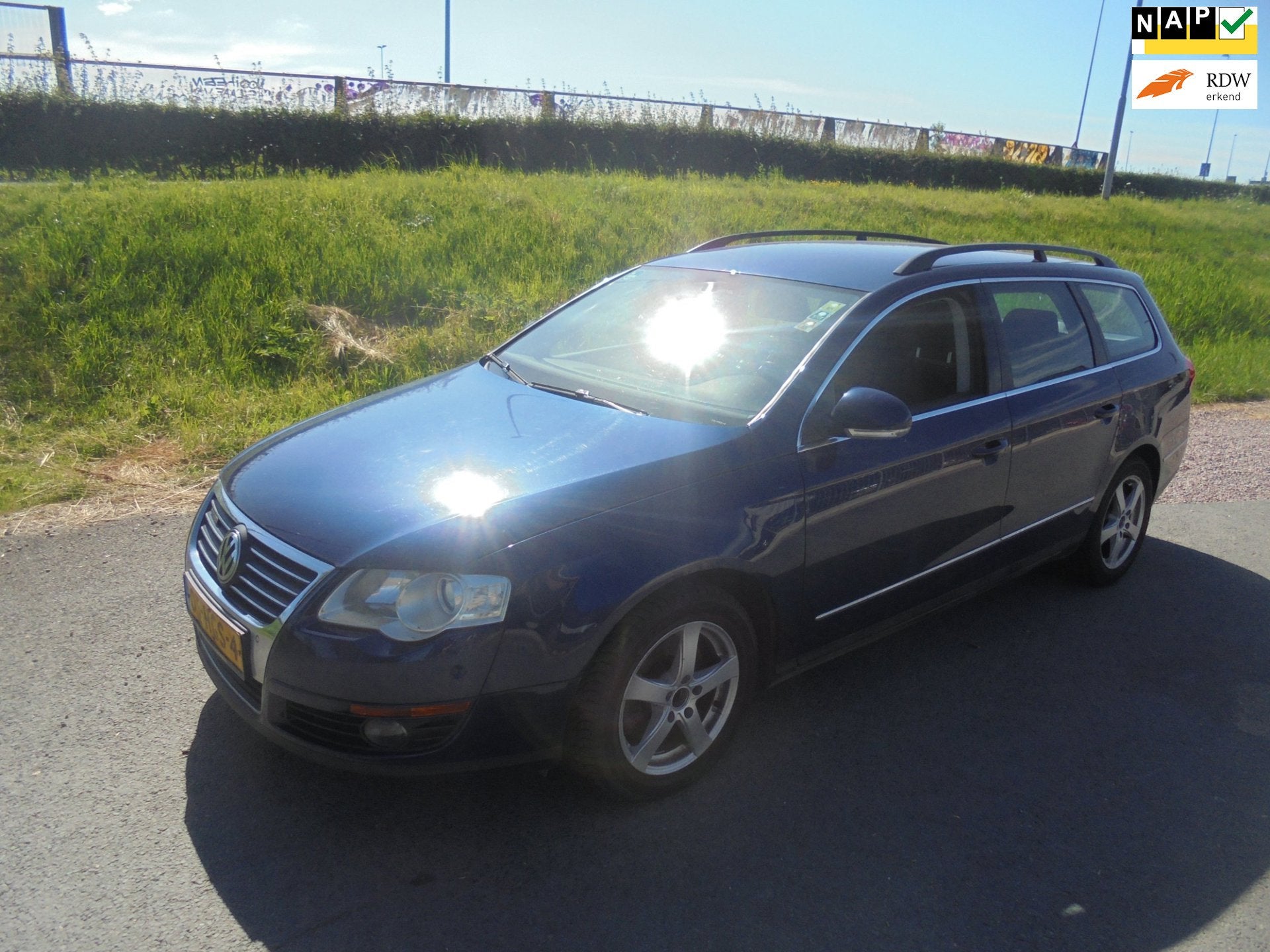 Volkswagen Passat Variant Volkswagen Passat 1.9 tdi staion a, Voorwielaandrijving, Gebruikt, 4 cilinders, Blauw