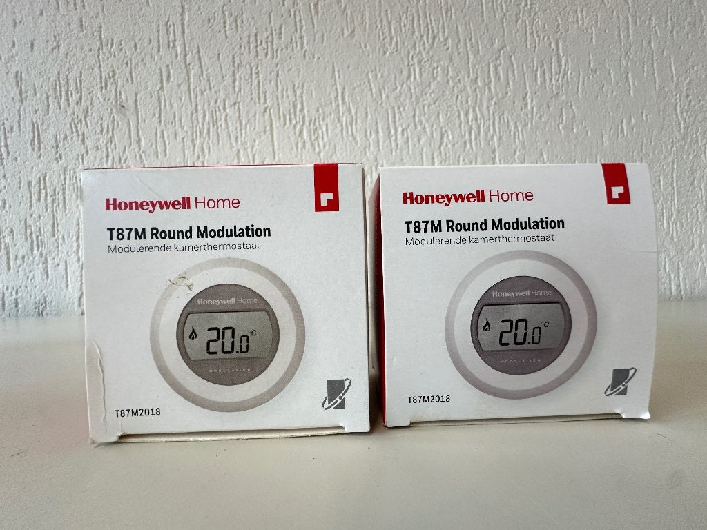 (2x) Honeywell T87M kamerthermostaat, Ophalen, Nieuw, Overige typen