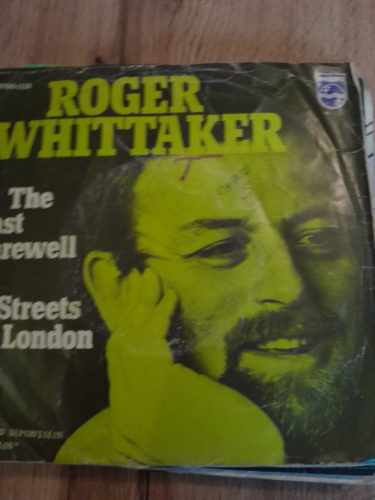 Roger whittaker 7inch the last farewell, Ophalen of Verzenden, Zo goed als nieuw, Pop
