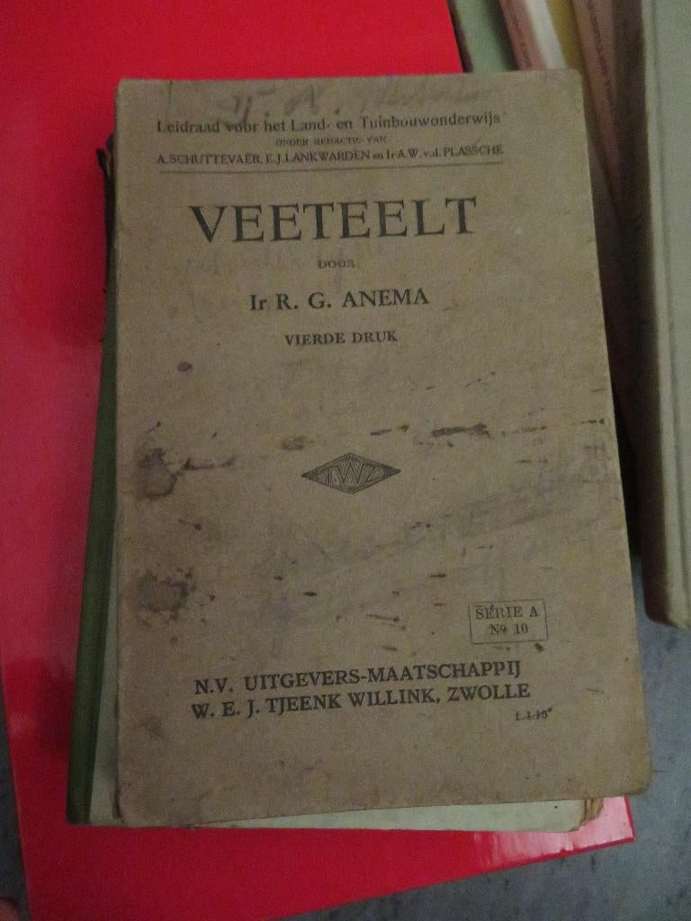 oude tuinbouwboeken schei- natuurkunde, bemestingsleer enz., Antiek en Kunst, Verzenden