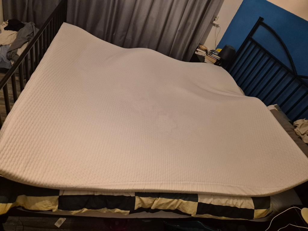 Jysk Topper 180x200 - 5cm Traagschuim, Ophalen, Gebruikt, Tweepersoons, Matras
