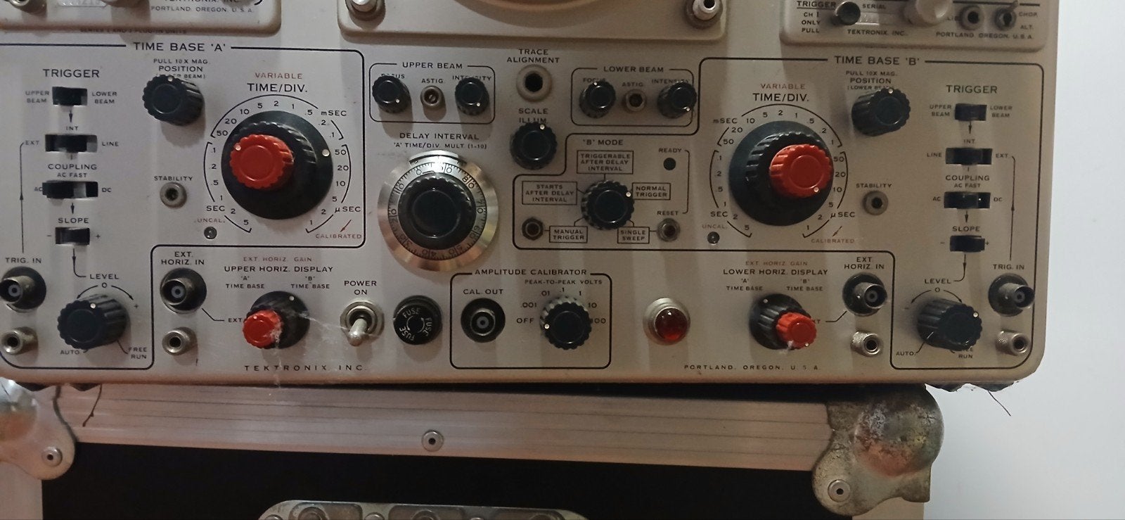 Tektronix 565 dual beam oscilloscoop, Hobby en Vrije tijd, Ophalen, Gebruikt