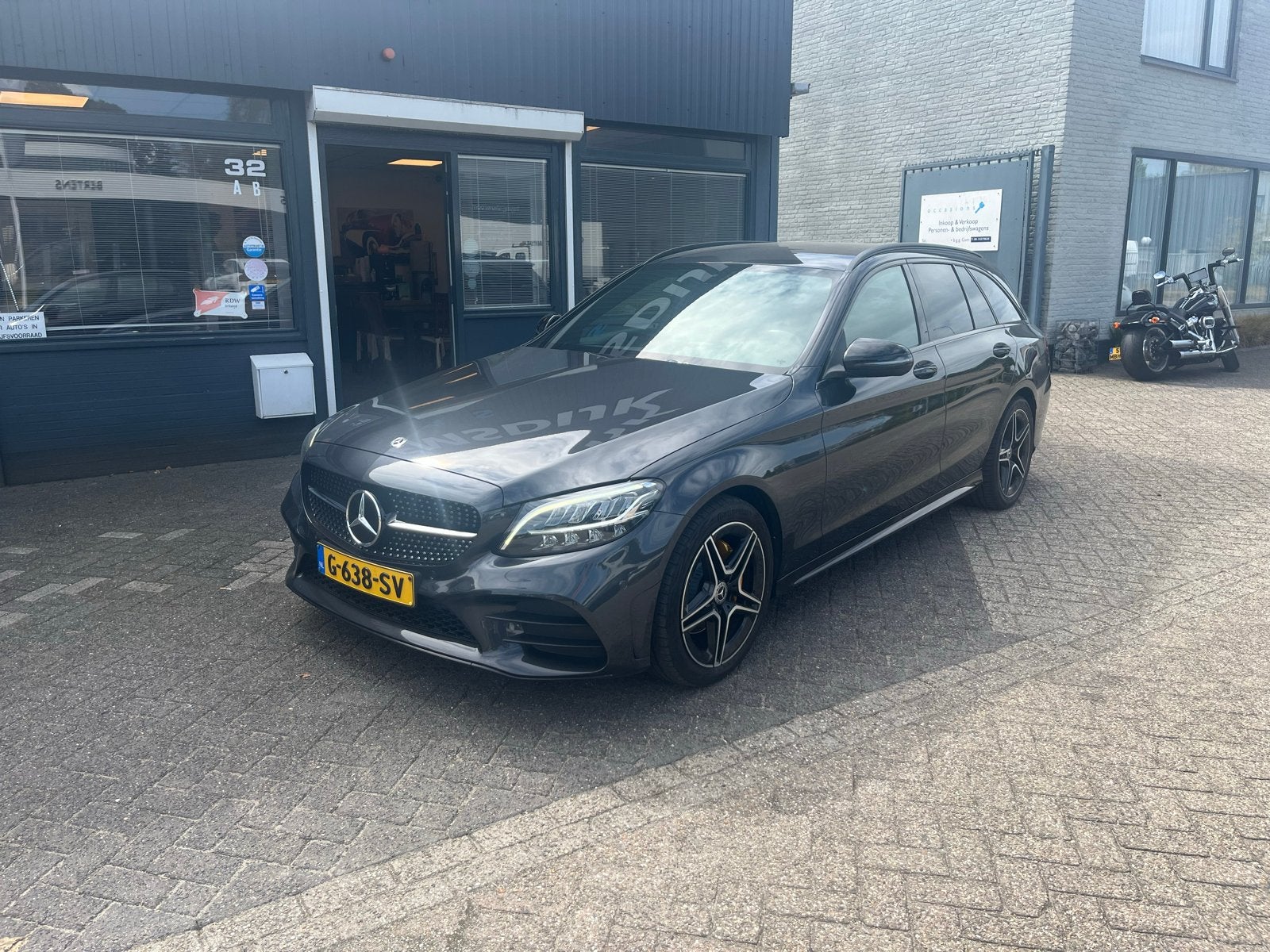 Mercedes-Benz C-Klasse C160 129pk 9G-TRONIC 2019 Grijs, Auto's, Automaat, 1800 kg, Euro 6, 4 cilinders