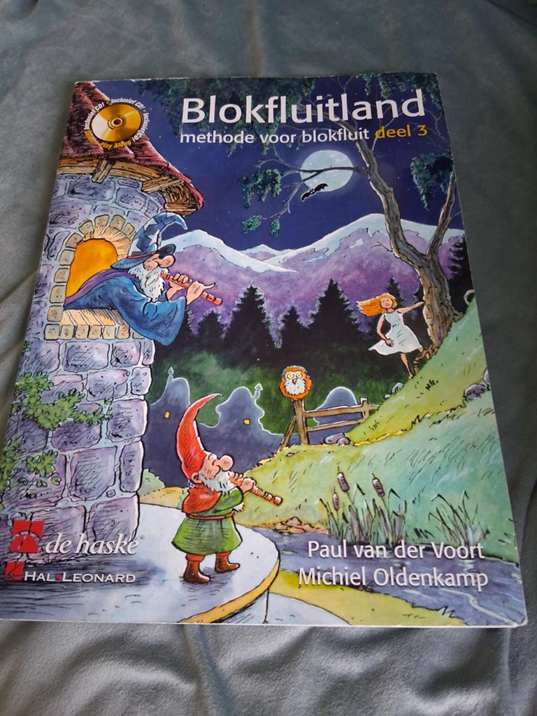 Leerboek blokfluitland deel 3, Muziek en Instrumenten, Bladmuziek, Ophalen of Verzenden, Gebruikt, Les of Cursus, Populair