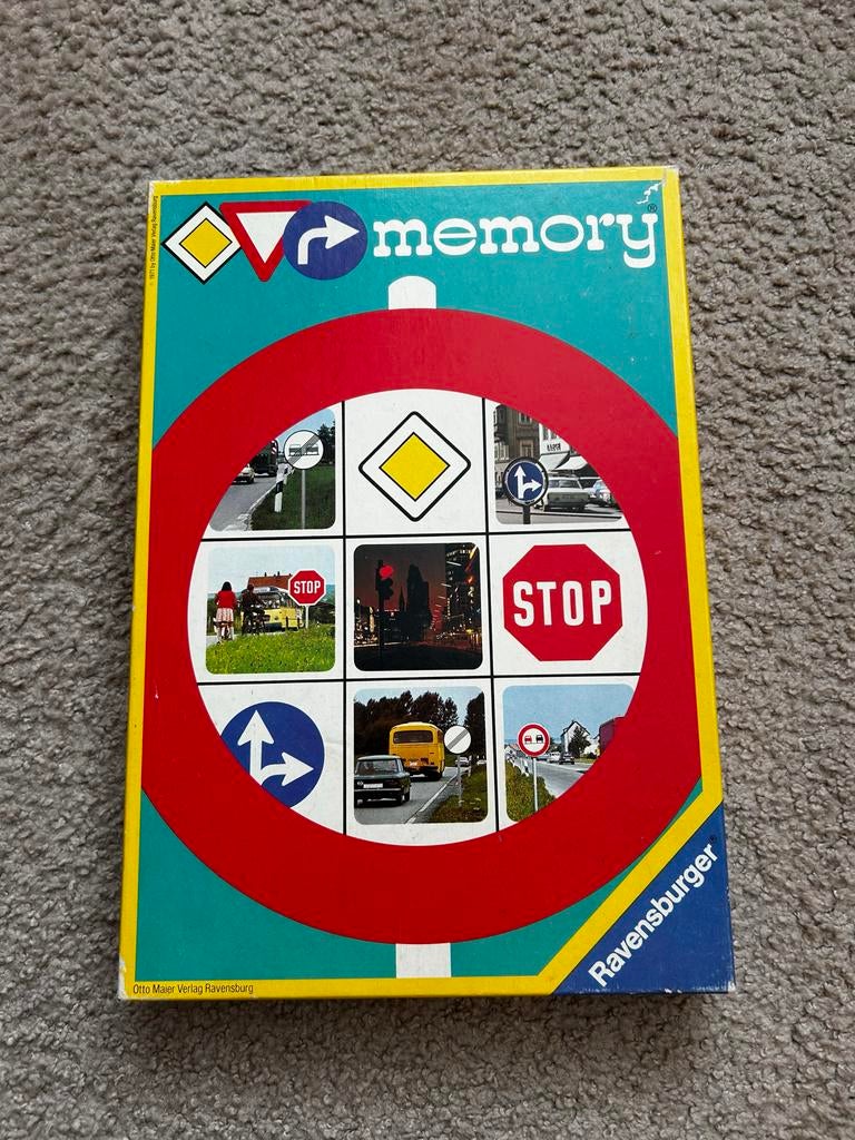 Ravensburger Verkeerstekens Memory Spel, Kinderen en Baby's, Speelgoed | Educatief en Creatief, Ophalen, Gebruikt, Puzzelen