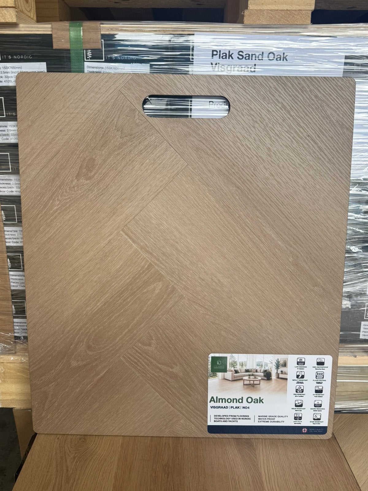 PVC Plakvloeren – Nu slechts €14,99 per m² incl. btw!, Ophalen, 75 m² of meer, Beige, Nieuw