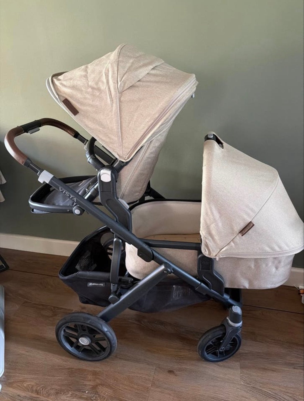 UPPAbaby Vista V2 Duowagen - Compleet en Zo Goed als Nieuw, Duowagen, Zo goed als nieuw, Combiwagen, Ophalen