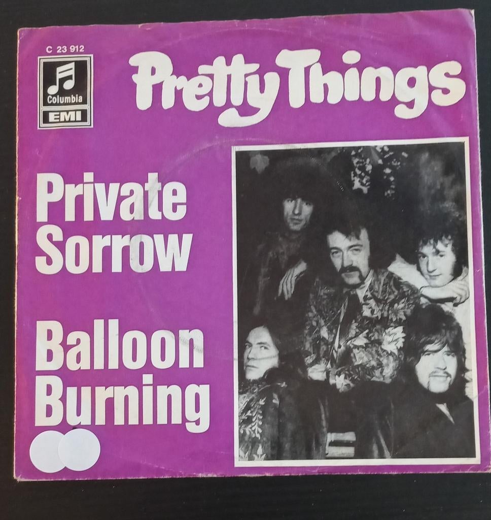 Pretty Things Private Sorrow 45 FH Duitsland Psych 1968 mono, Gebruikt, Originele persing, 7 inch, Single
