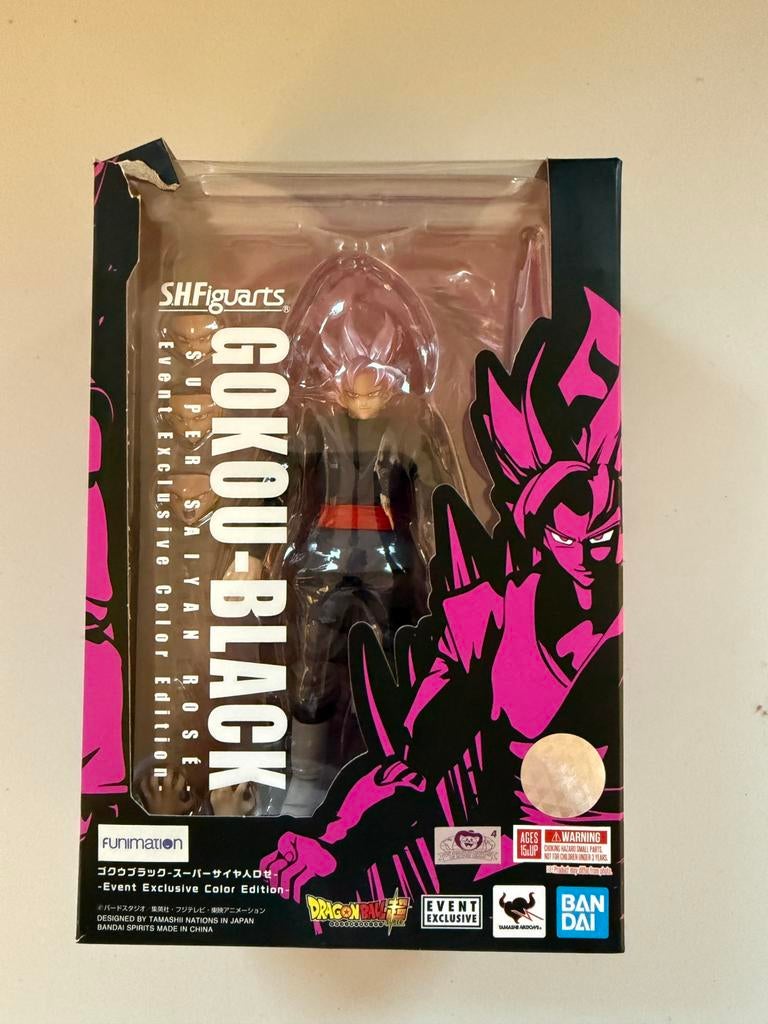 S.H. Figuarts Goku Black Event Exclusive | Dragon Ball Super, Verzamelen, Poppetjes en Figuurtjes, Ophalen of Verzenden, Zo goed als nieuw
