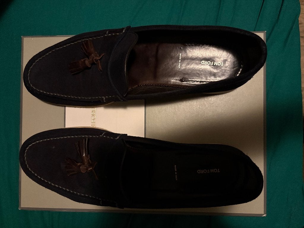 Tom Ford moccasins mt 46, Ophalen of Verzenden, Zo goed als nieuw, Blauw