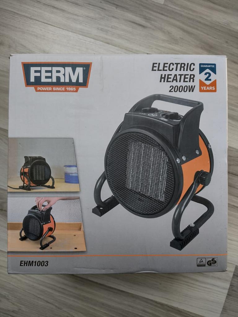 FERM elektrische ventilator kachel, Huis en Inrichting, Ophalen of Verzenden, Zo goed als nieuw