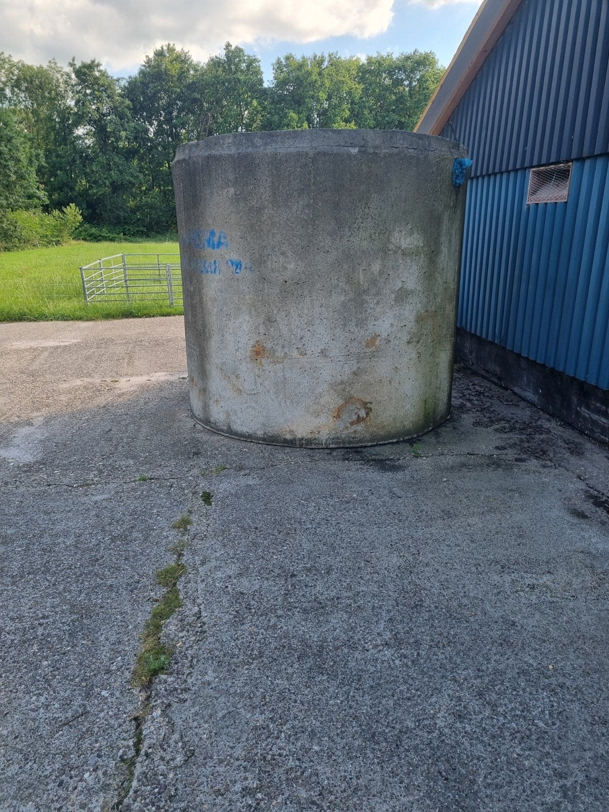 Waterput beton, Ophalen, Gebruikt