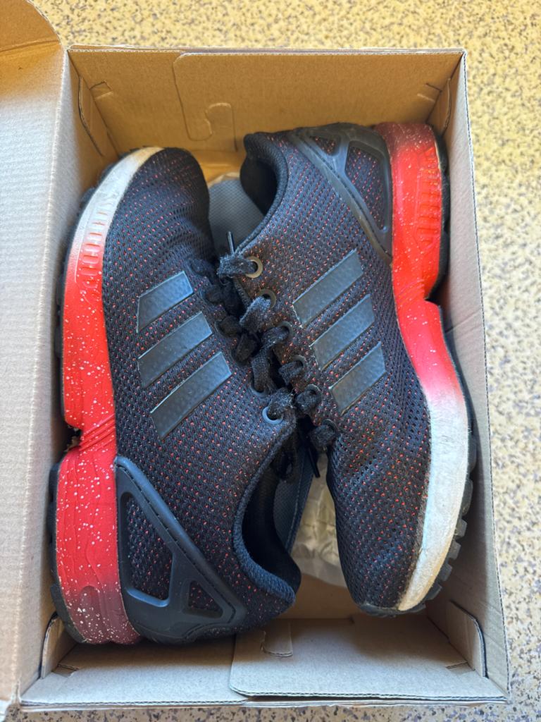 Adidas ZX Flux sneakers zwart/rood - Maat 37 1/3, Ophalen of Verzenden, Zo goed als nieuw