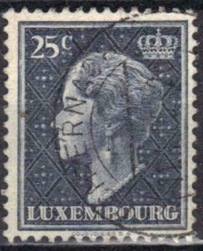 Luxemburg 1948-1953 - Yvert 415 - Charlotte (ST), Verzenden, Luxemburg, Gestempeld