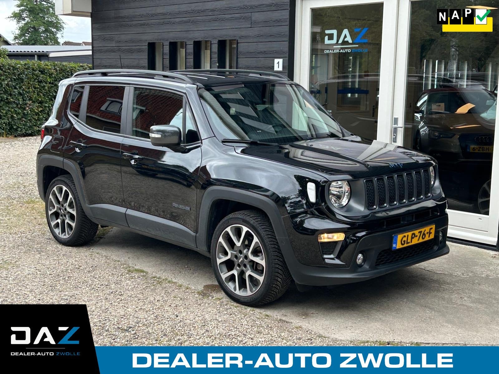 Jeep Renegade 4xe 240 Plug-in Hybrid Electric S Aut/Ecc/Navi, Automaat, Stof, Gebruikt, Bedrijf