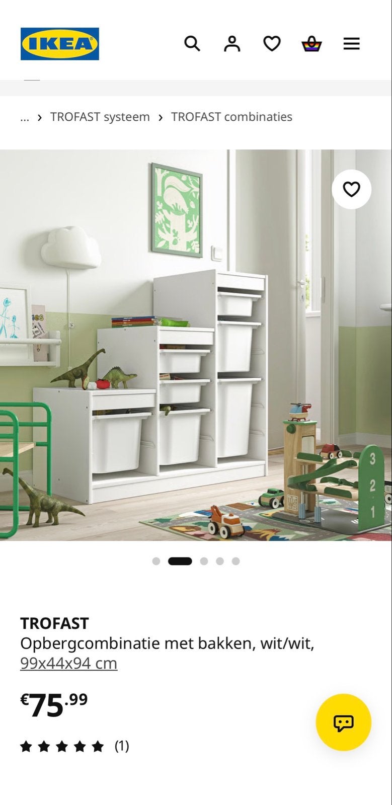 IKEA TROFAST Opbergcombinatie, Ophalen of Verzenden, Gebruikt, Kast