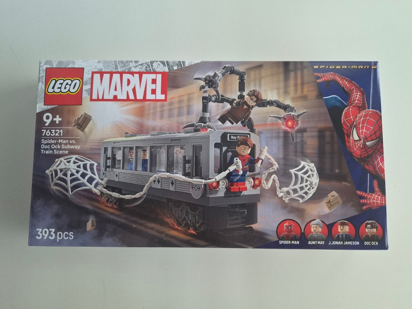LEGO 76321 Spider-Man vs. Doc Ock Subway Train Scene - NIEUW, Inclusief accessoires, Marvel, Lego, Nieuw