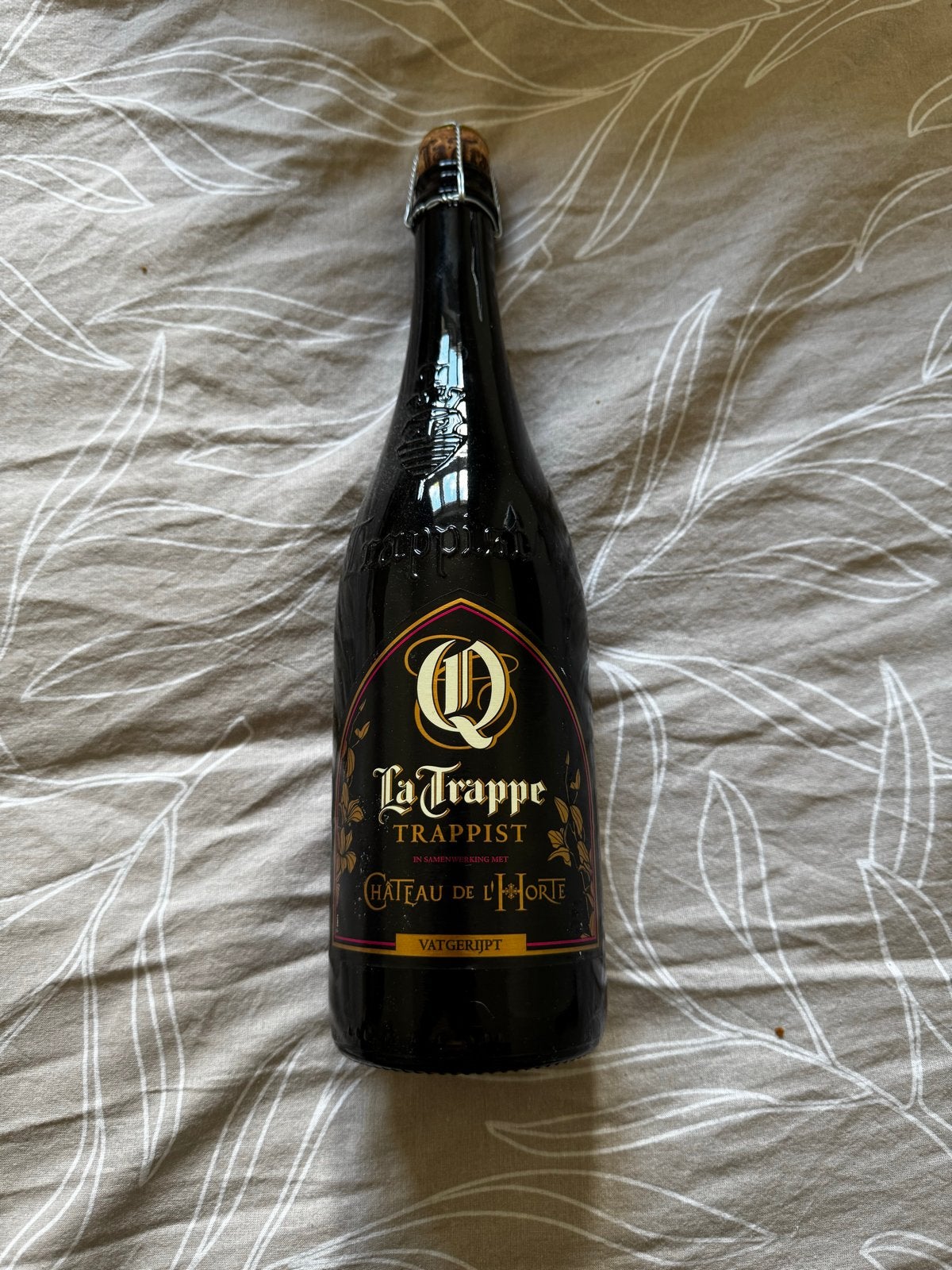 La Trappe chateau de l’Horte vatgerijpt, Ophalen of Verzenden, Nieuw, Flesje(s), La Trappe