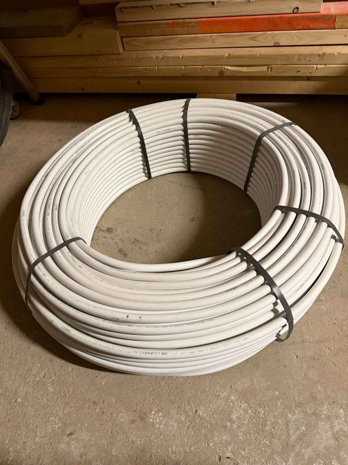 2 x rol conel connect buis wit 15x2MM vloerverwarming, Ophalen, Overige materialen, 6 meter of meer, Overige typen