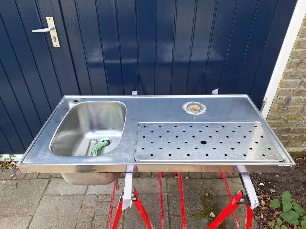 Franke lekblad + spoelbak 100x50 biertap thuisbar mancave, Ophalen, Gebruikt, Overige merken