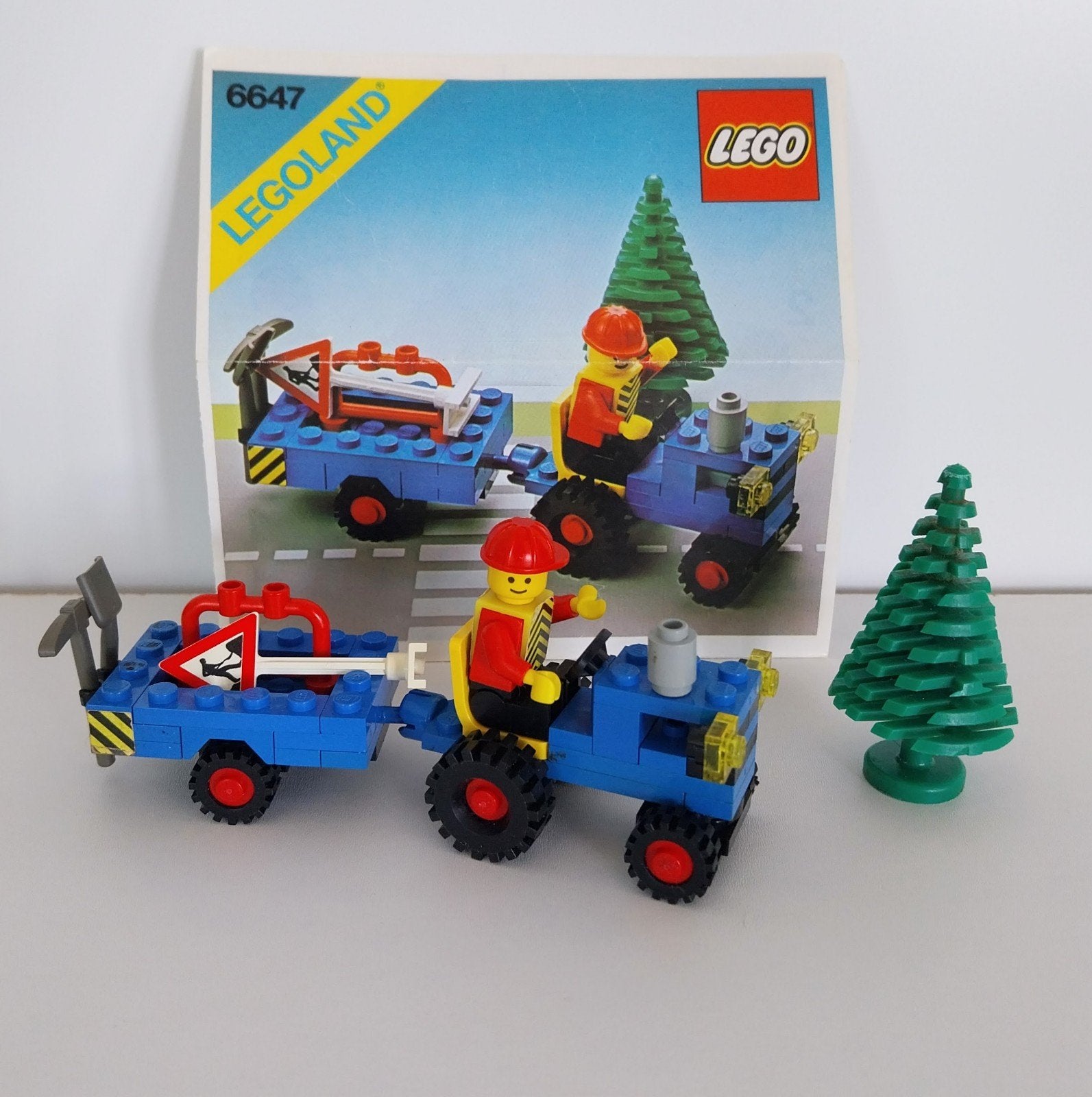 Lego 6647 Wegwerker reparatie set., Kinderen en Baby's, Ophalen, Zo goed als nieuw