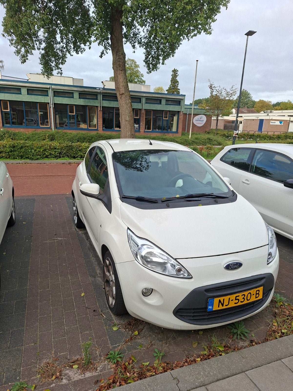 Ford Ka 1.2 51KW 2009 Wit, Auto's, Voorwielaandrijving, 1242 cc, 4 cilinders, 4 stoelen