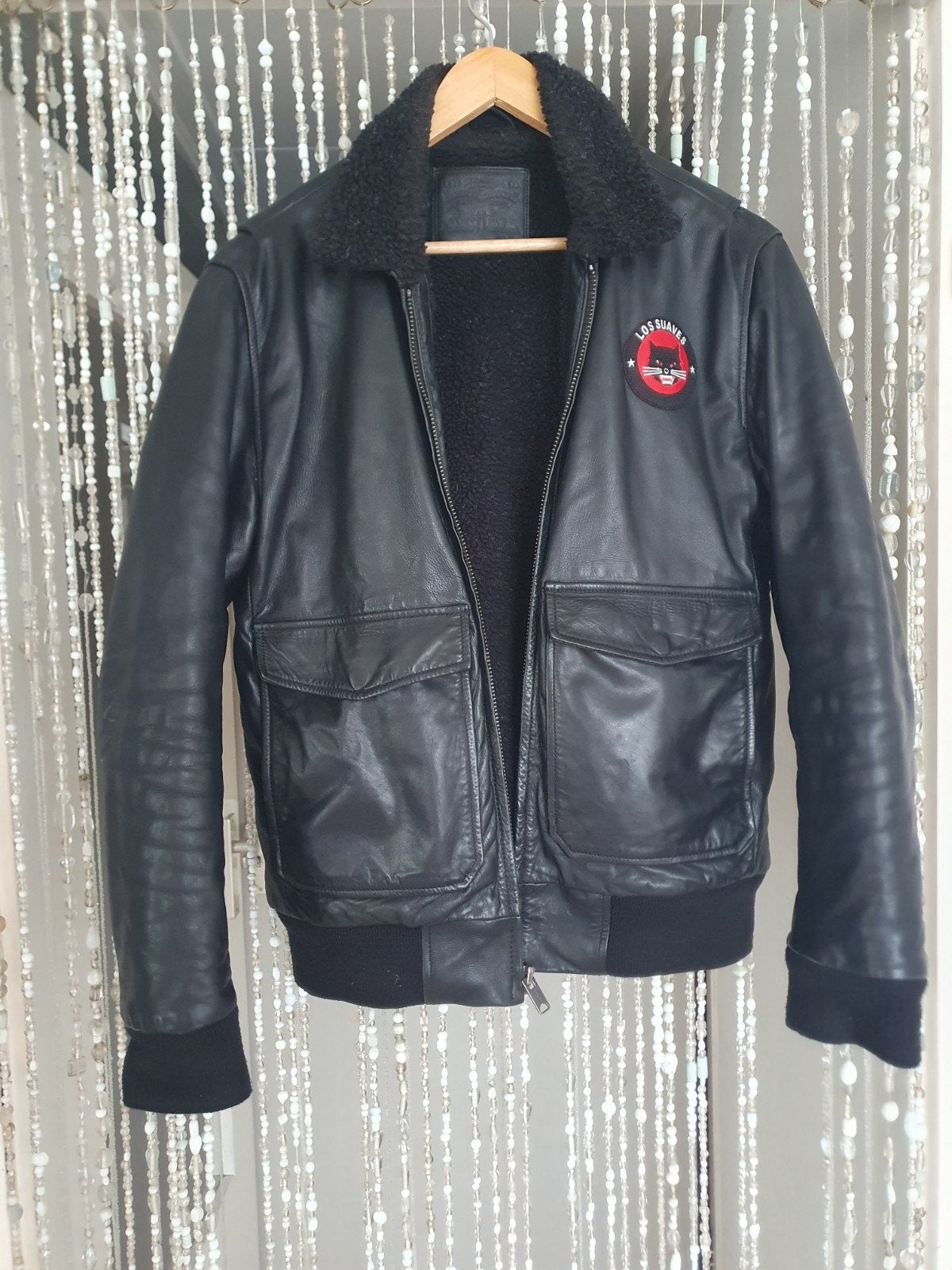 Soepele leren Levi's jas, Kleding | Heren, Maat 48/50 (M), Zwart, Ophalen of Verzenden, Zo goed als nieuw