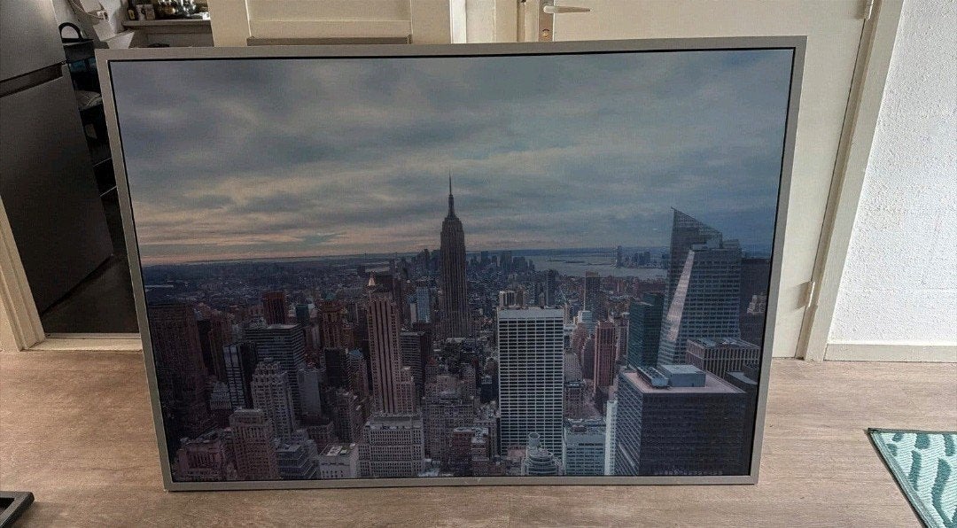 Grote canvas print New York skyline, Ophalen, 100 tot 125 cm, 75 – 100, Print