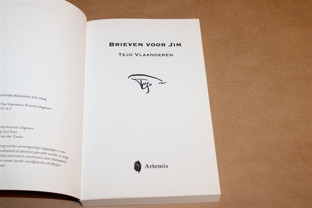 Brieven voor Jim — Tejo Vlaanderen, Avonturenroman, Ophalen of Verzenden, Zo goed als nieuw, België