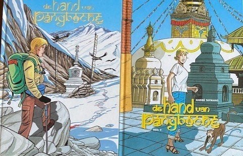 de Hand van Pangboche	1+2	André Taymans, Boeken, Eén stripboek, Ophalen of Verzenden, Zo goed als nieuw