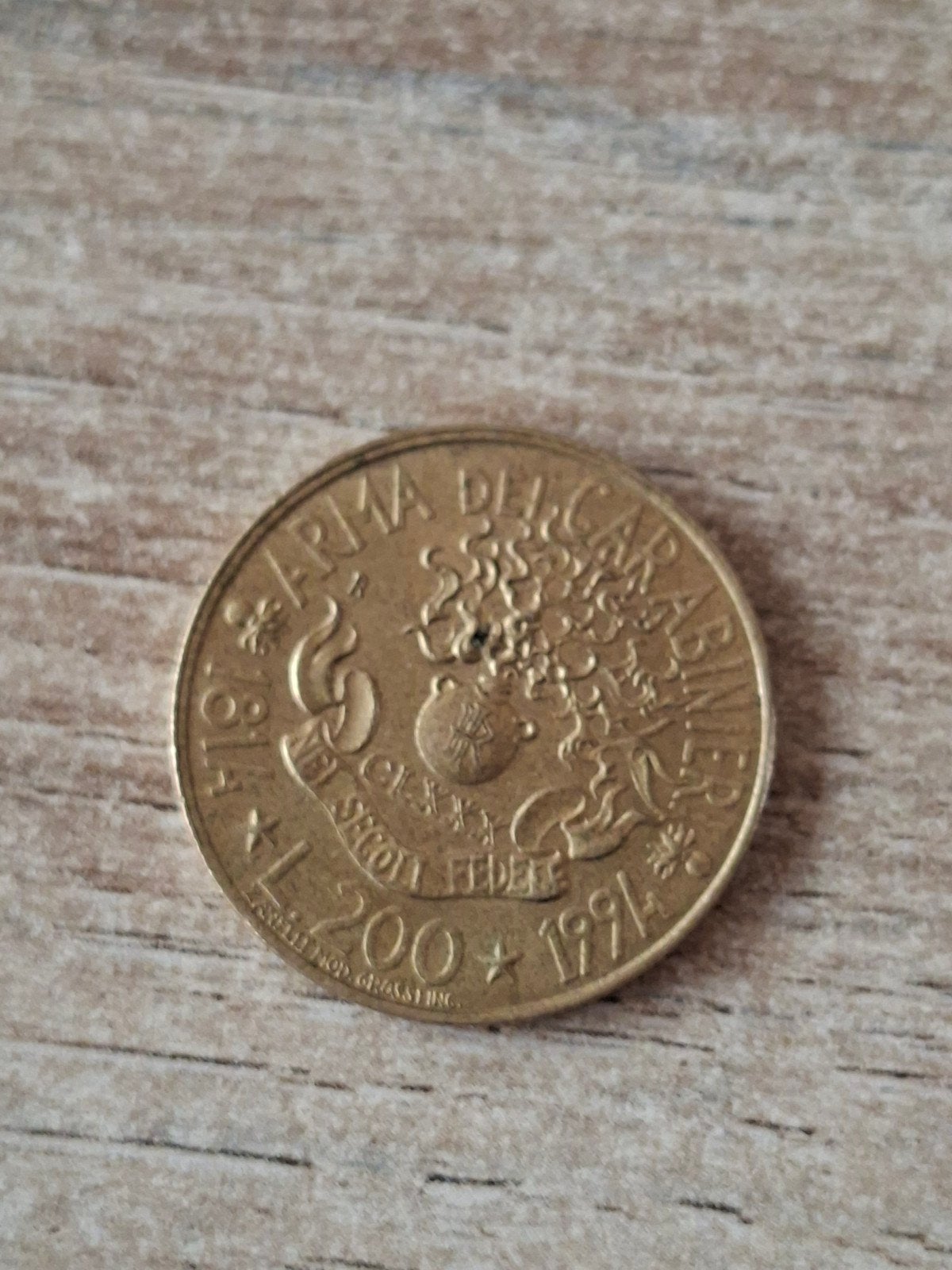 Moneta 200 lire, Postzegels en Munten, Munten | Europa | Niet-Euromunten, Ophalen of Verzenden, Italië