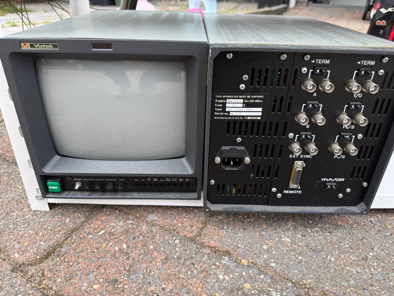 Vistek Professionele Monitor - Vintage Video CTR Apparatuur, Ophalen, Gebruikt, Minder dan 40 cm, Overige merken