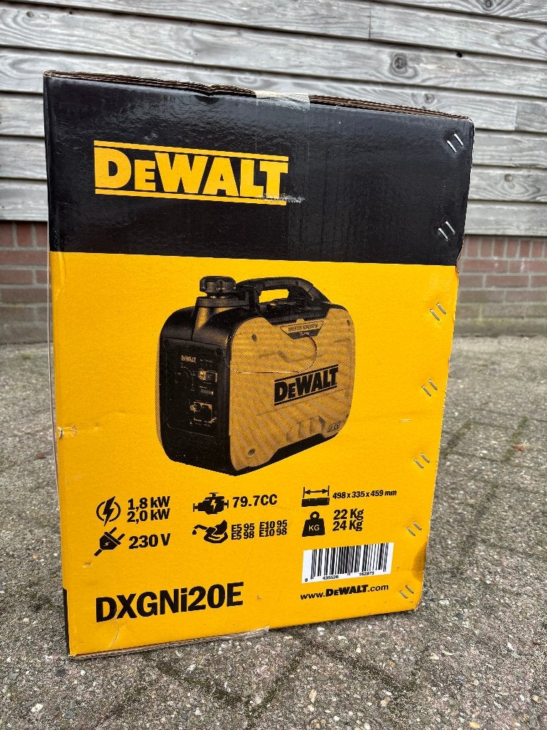 DeWalt DXGNi20E inventer benzine generator, Doe-het-zelf en Verbouw, Ophalen, Nieuw, Minder dan 5 kVA, Benzine