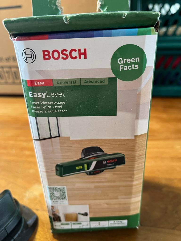 Bosch EasyLevel Laserwaterpas, Ophalen of Verzenden, Nieuw, Licht