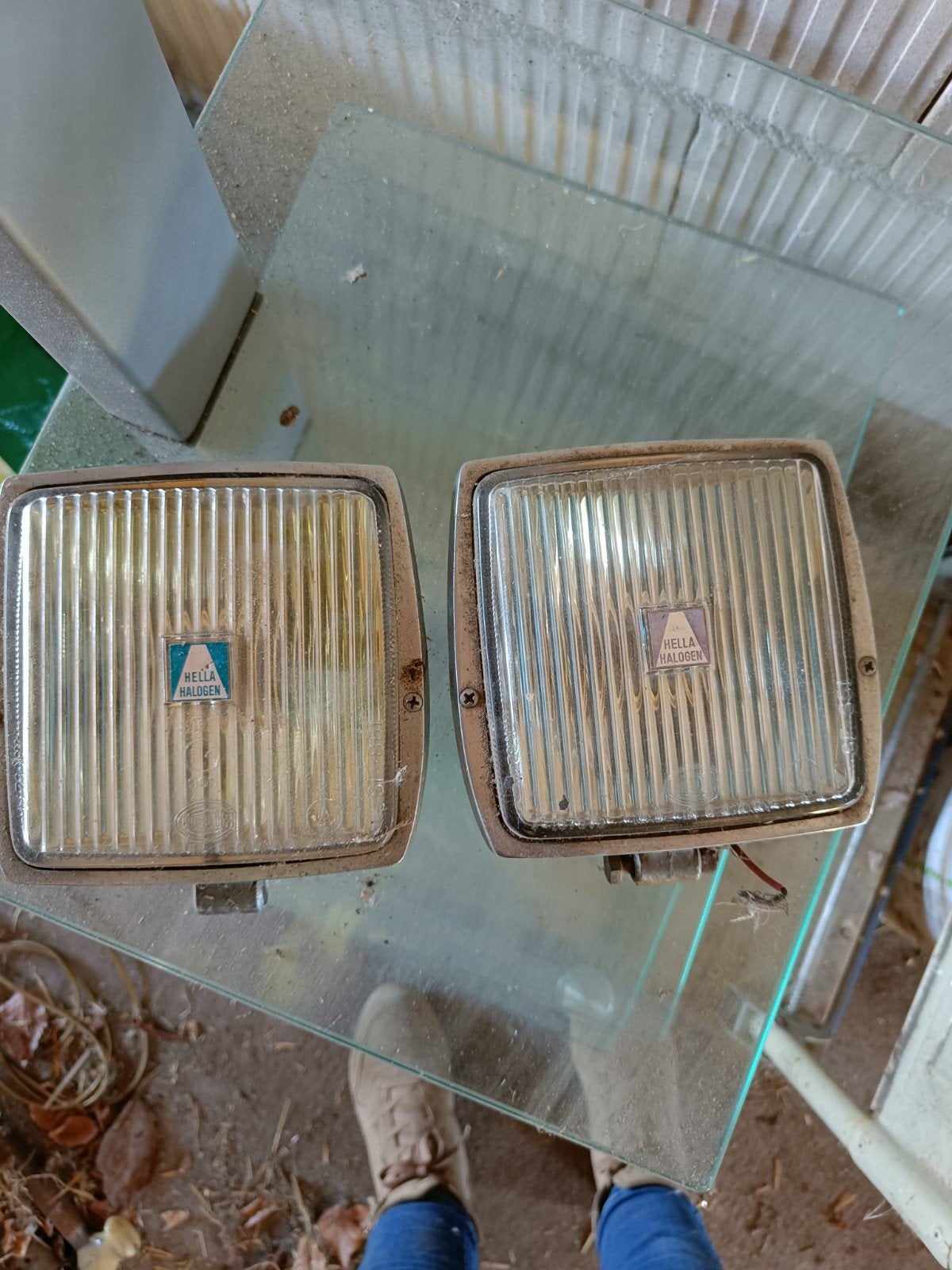 Hella halogeen auto  mistlampen voor oldtimer, Ophalen of Verzenden, Oldtimer onderdelen