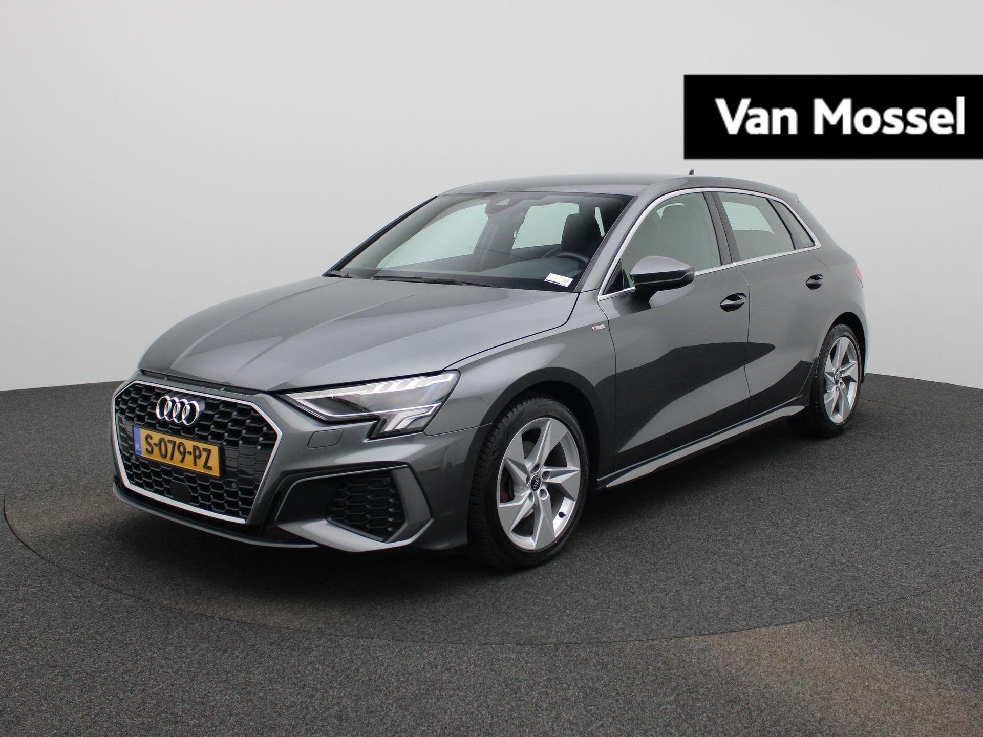 Audi A3 Sportback 30 TFSI S edition 110 PK | S-line | Automa, Auto's, 12 maanden, Gebruikt, Leder en Stof, Origineel Nederlands