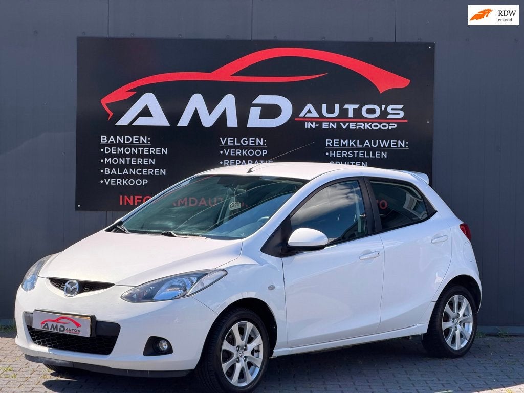 Mazda 2 1.3 XS |Nap|Airco|Scherm|Elec Ramen|Boekjes|, Voorwielaandrijving, Stof, Gebruikt, 4 cilinders