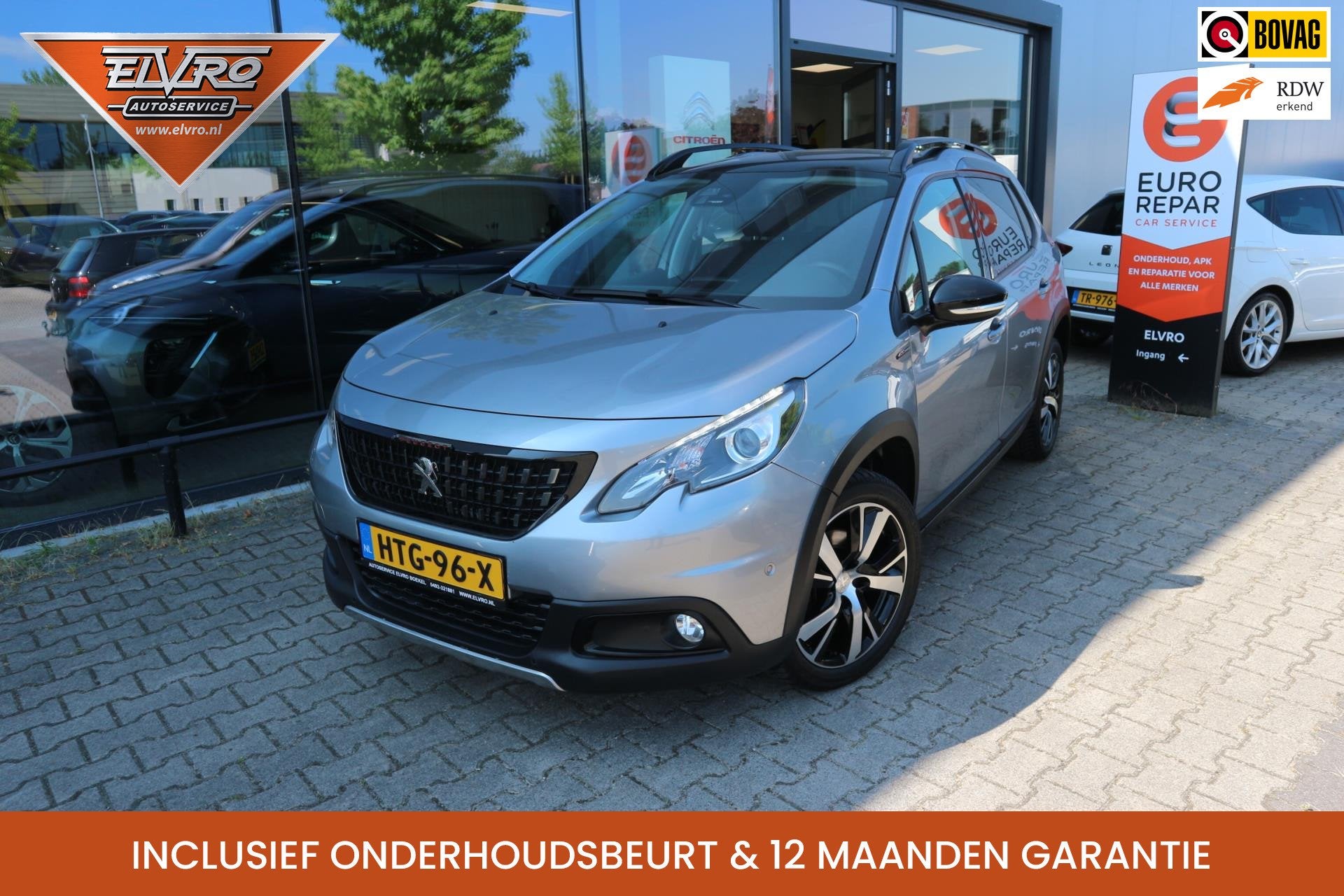 Peugeot 2008 1.2 PureTech GT-Line AUTOMAAT LEDER PANORAMADAK, Auto's, 12 maanden, 1199 cc, Leder, Bedrijf