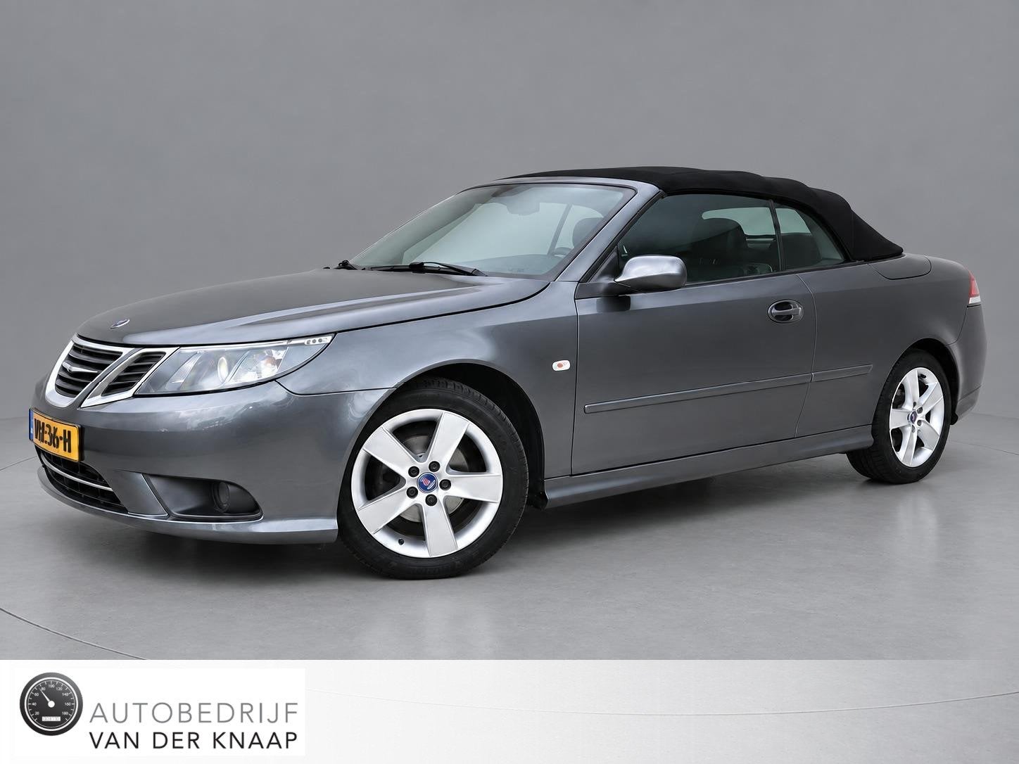 Saab 9-3 Cabrio 1.8t Linear | Airco | Leder | PDC | Stoelver, Auto's, 1998 cc, Gebruikt, 4 cilinders, 4 stoelen