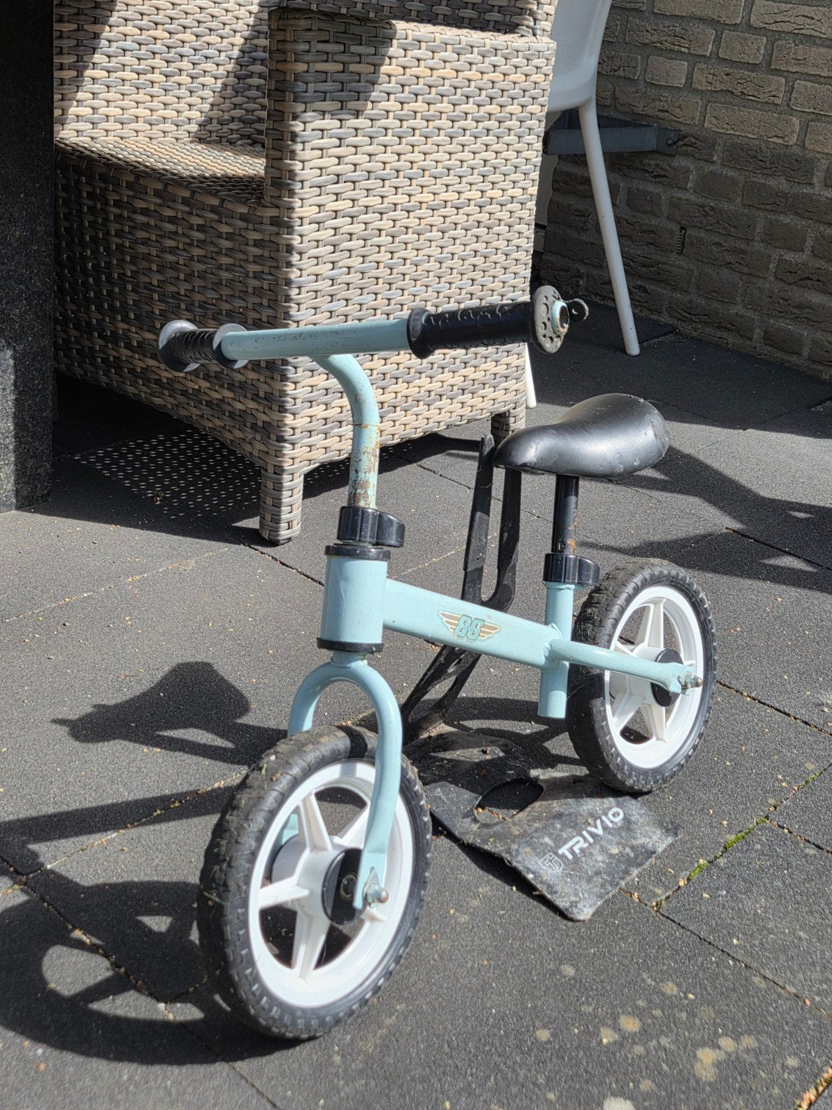 Loopfiets groen, Fietsen en Brommers, Ophalen, Gebruikt, Minder dan 16 inch