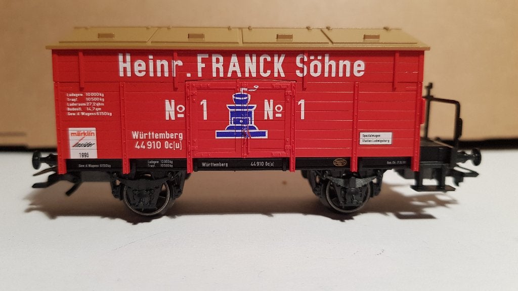 Märklin 46969 wagon K.W.Sts.E insider Heinr.FRANCK Söhne, Wisselstroom, Ophalen of Verzenden, Märklin, Nieuw