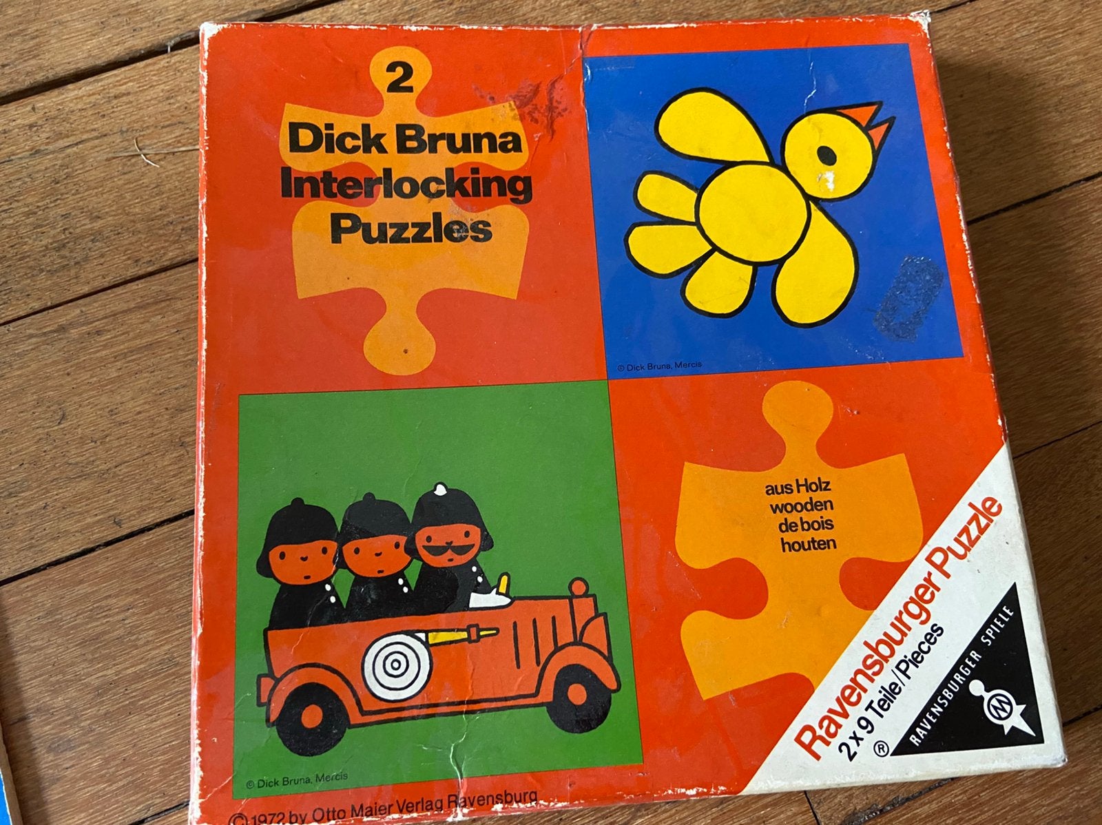 Leuke puzzel dick bruna, Ophalen of Verzenden, Meer dan 50 stukjes, Gebruikt