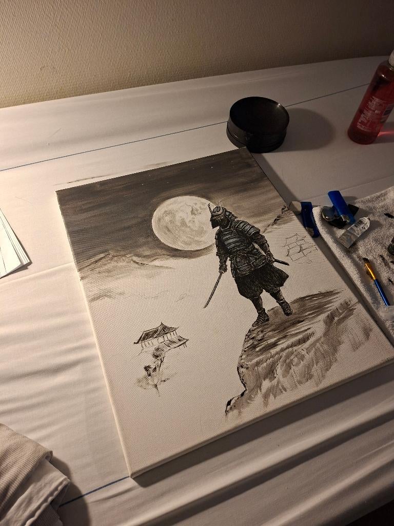 Samurai bij Maanlicht, Ophalen of Verzenden