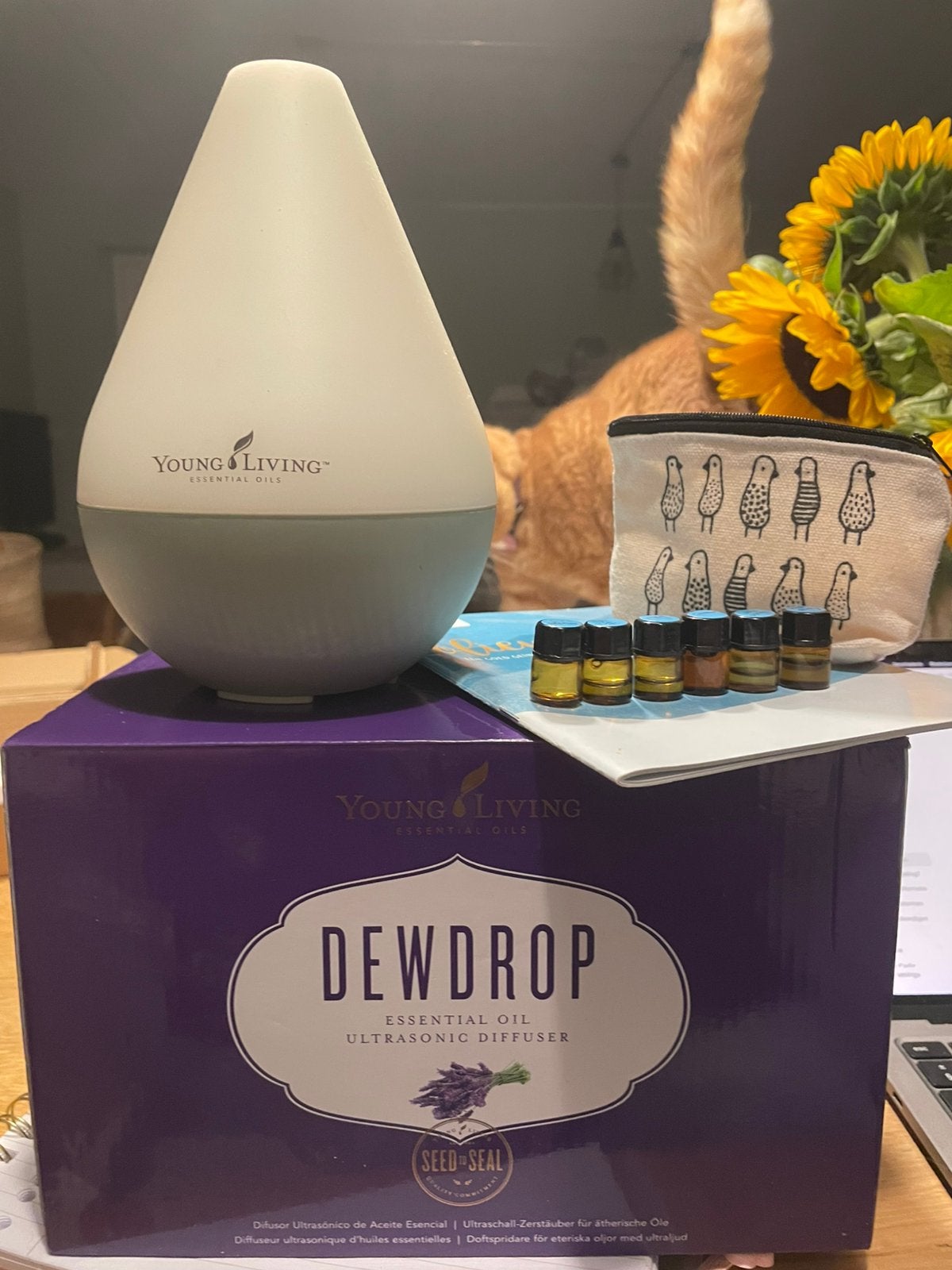 Olie diffuser young living, Ophalen, Zo goed als nieuw, Luchtbevochtiger
