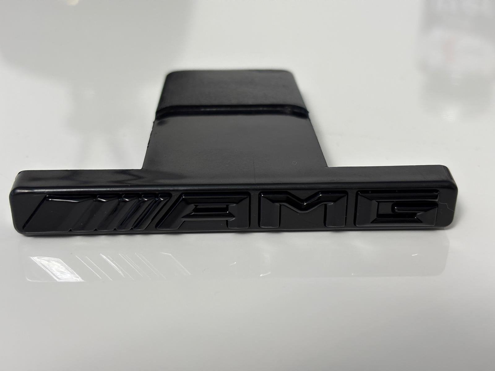 3D AMG Logo Embleem Auto Grille Badge Voor Mercedes Benz, Ophalen of Verzenden