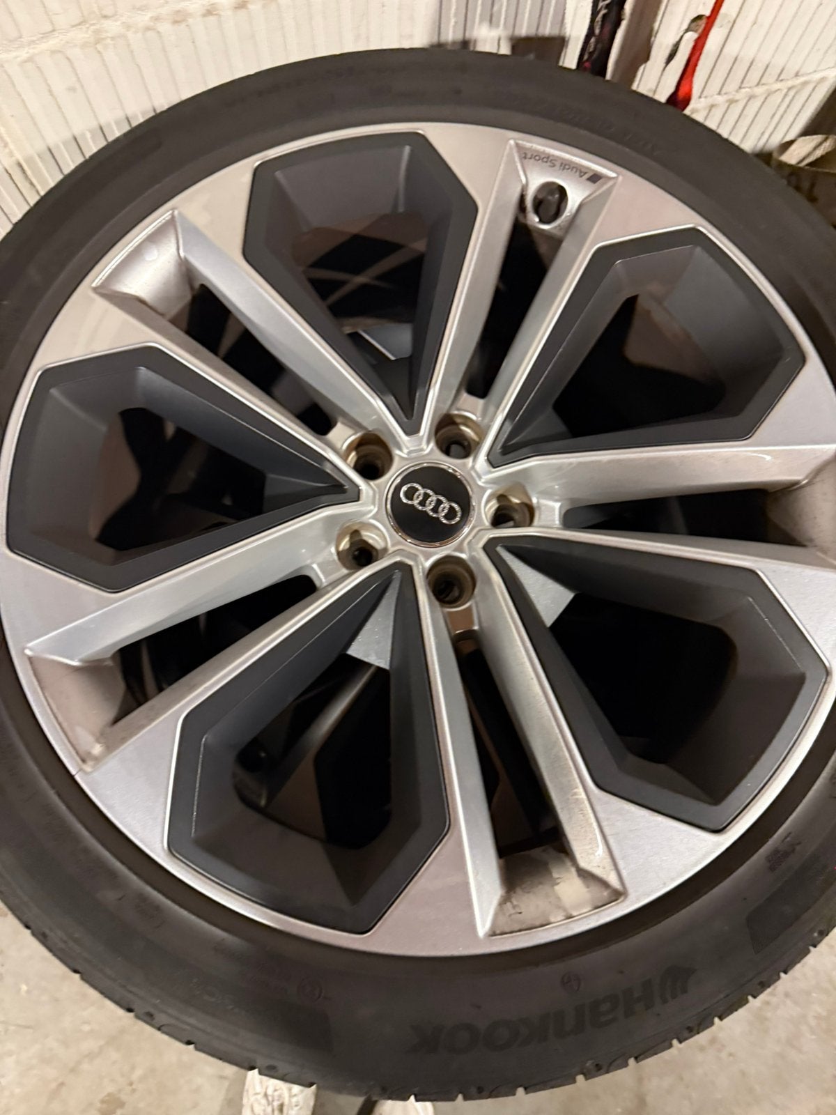 20 inch ORG. S-LINE Q3 Q4 Q5 AUDI 5x112 ET38, Ophalen, Gebruikt, 255 mm, Banden en Velgen