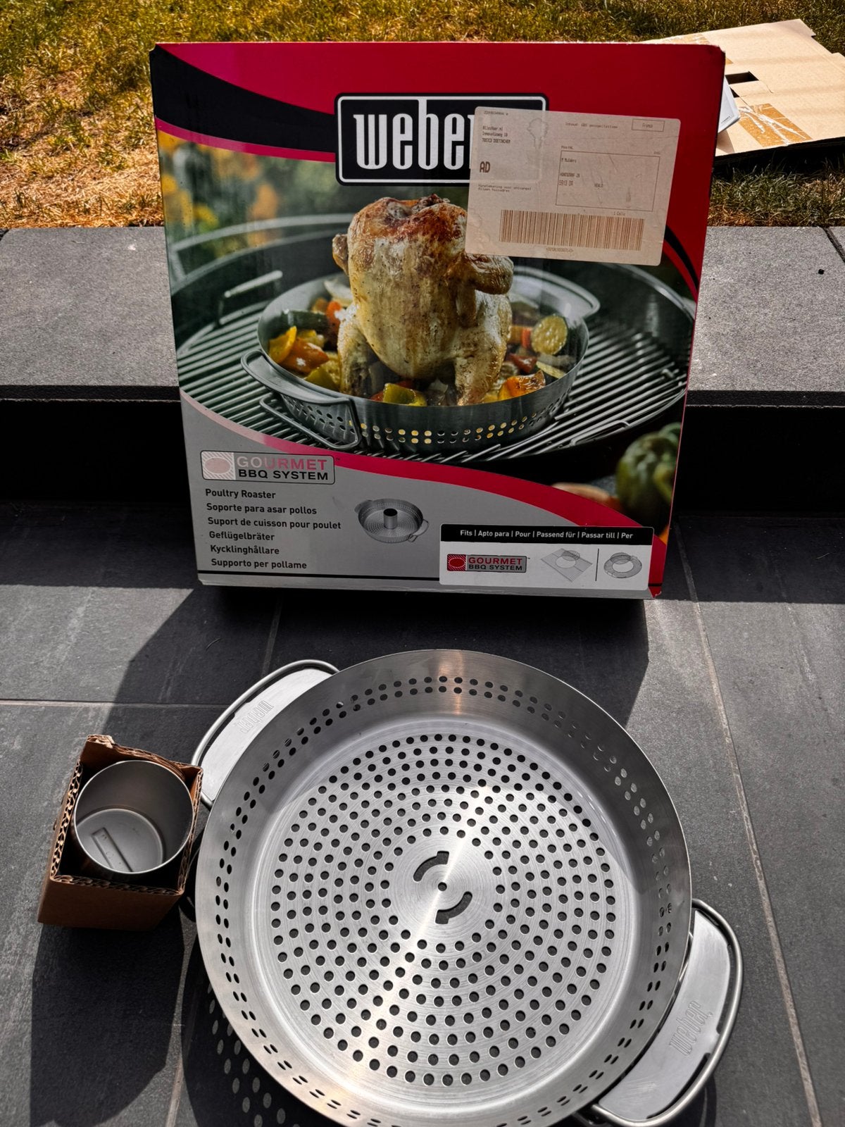 Weber Gourmet BBQ System gevogeltestomer, Ophalen of Verzenden, Nieuw