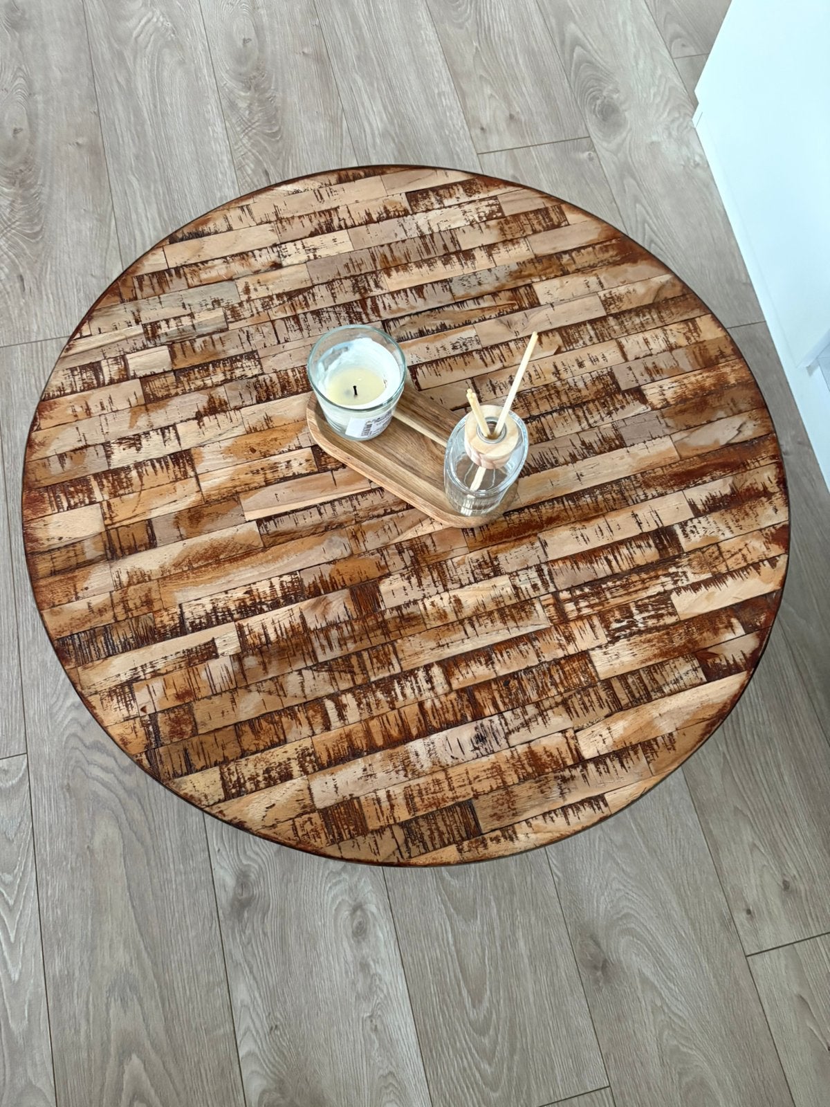 Salontafel, Huis en Inrichting, Tafels | Salontafels, 100 tot 150 cm, Zo goed als nieuw, Minder dan 50 cm, Rechthoekig