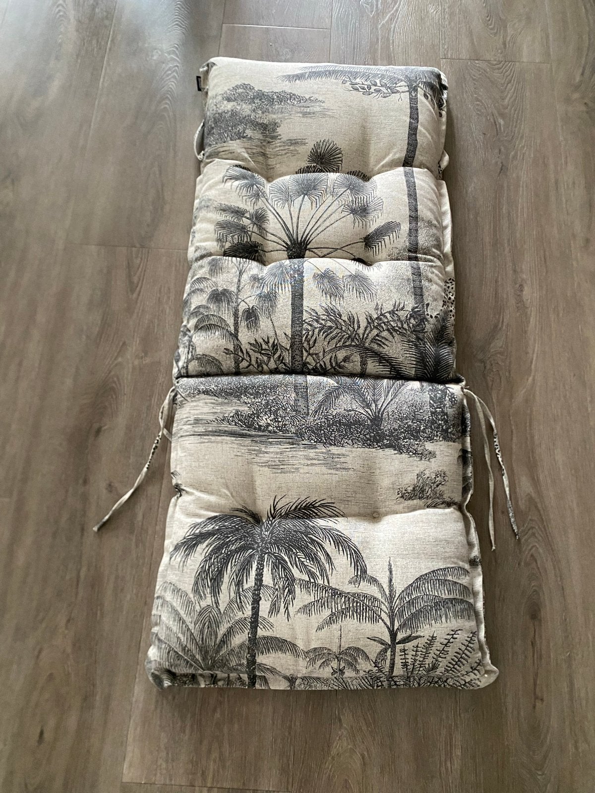 Hartman tuinkussen met palmboomprint 123x50 cm, Ophalen of Verzenden, Zo goed als nieuw